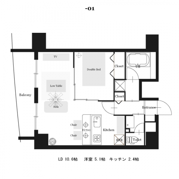 セレニテ梅田北プレミアム  1101号室