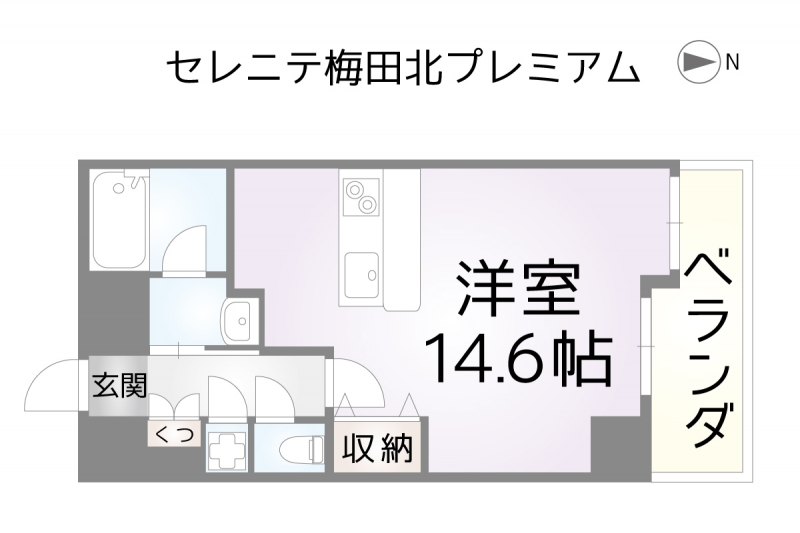 セレニテ梅田北プレミアム  702号室