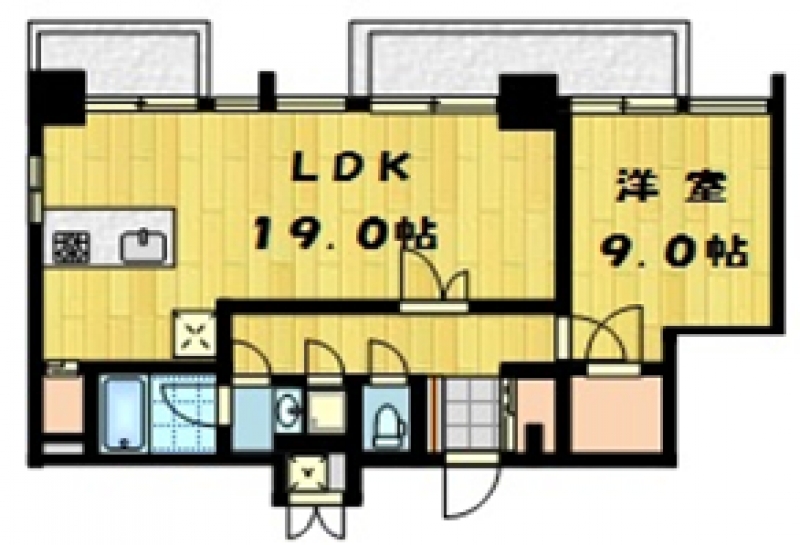 アスール江坂3rd  1504号室