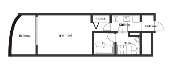 アスール江坂3rd  204号室