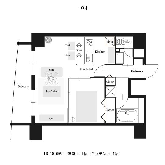 セレニテ梅田北プレミアム  704号室