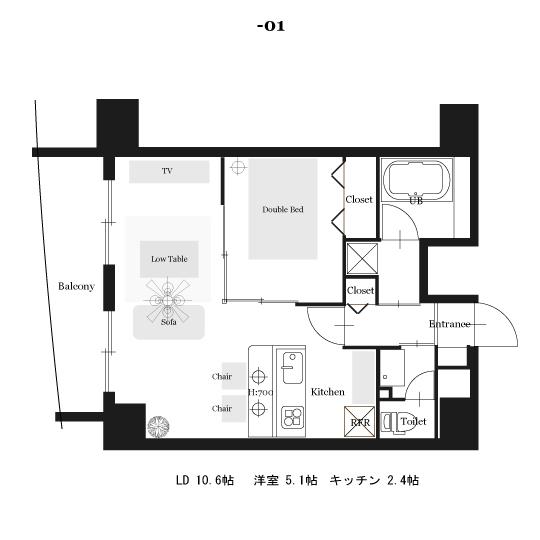 セレニテ梅田北プレミアム  701号室